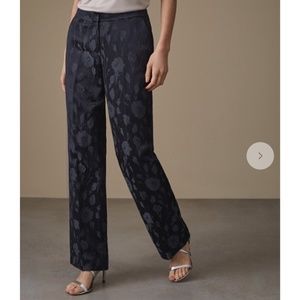 Reiss Peony Jacquard Trousers, Like New Condition